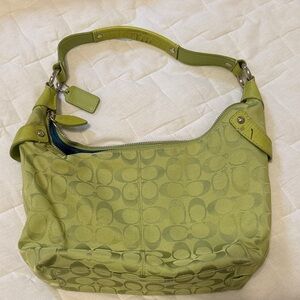 Coach Olive Green Hobo Bag